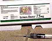 photo of Lupron box and syrninge
