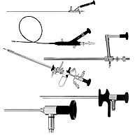 different types of endoscopes or cystoscopes