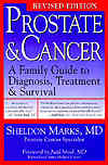 reproduction of cover of sheldom marks book prostate & cancer