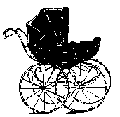 drawing of a baby buggy
