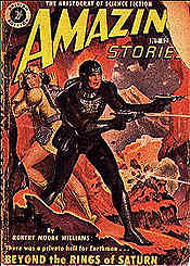 cover of Amazing Stories magazine March 1951