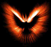 mythical phoenix bird