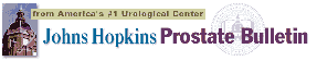 Banner for Johns Hopkins Prostate Bulletin